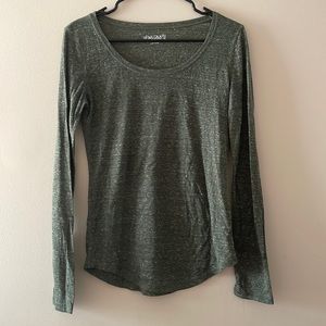 Green long sleeve shirt